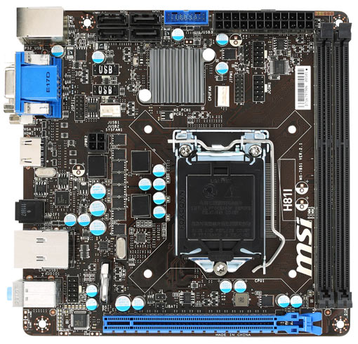 Материнская плата MSI H81I Материнская плата MSI H81I