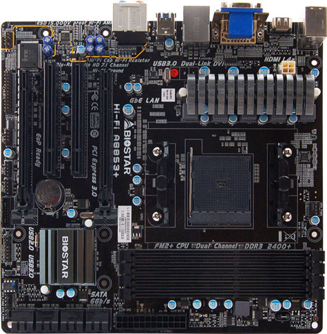 Материнская плата Biostar Hi-Fi A88S3+ Материнская плата Biostar Hi-Fi A88S3+
