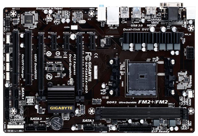 Материнская плата Gigabyte GA-F2A88X-HD3