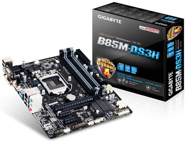 Материнская плата Gigabyte GA-B85M-DS3H Материнская плата Gigabyte GA-B85M-DS3H