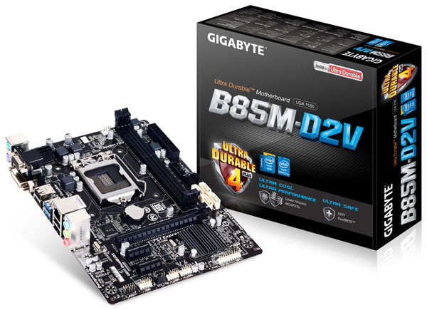 Материнская плата Gigabyte B85M-D2V Материнская плата Gigabyte B85M-D2V