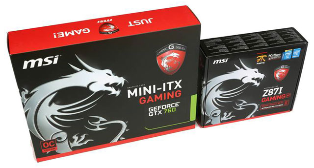 MSI Z87I Gaming AC и MSI GeForce GTX 760 Gaming OC
