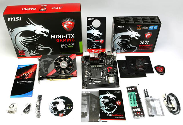 MSI Z87I Gaming AC и MSI GeForce GTX 760 Gaming OC
