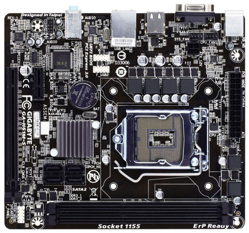 Материнская плата Gigabyte GA-H61M-S