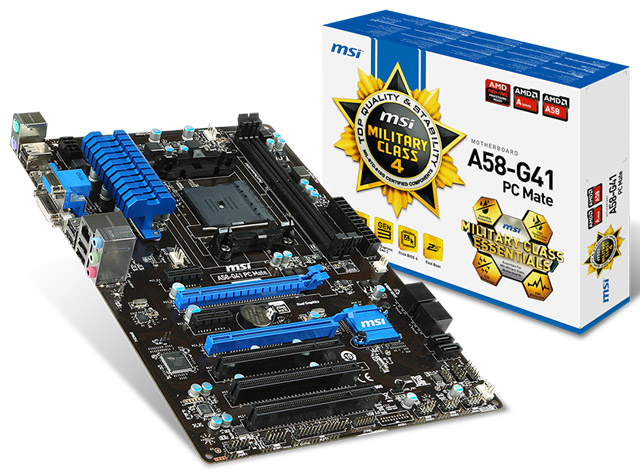 MSI A58-G41 PC Mate
