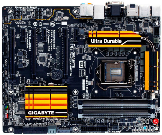 Плата Gigabyte для процессоров Haswell Refresh