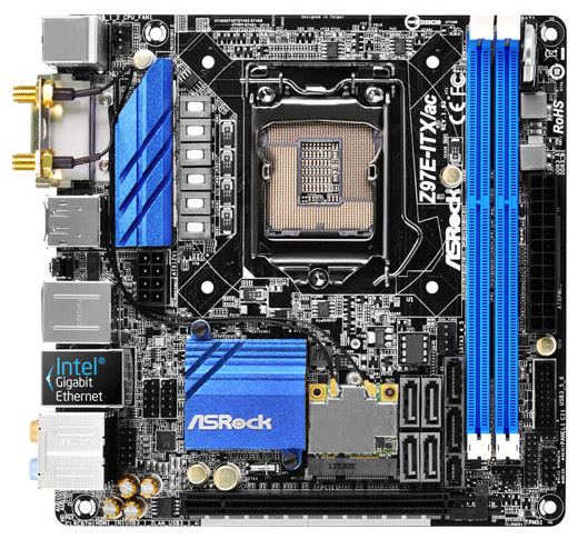 Материнская плата ASRock Z97E-ITX/ac Материнская плата ASRock Z97E-ITX/ac