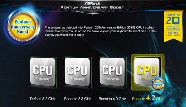 Pentium Anniversary Boost