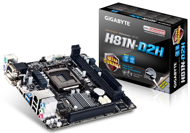 Материнская плата Gigabyte GA-H81N-D2H