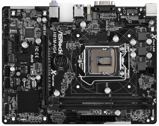 Материнская плата ASRock H81M-HG4