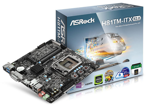 Материнская плата ASRock H81TM-ITX R2.0