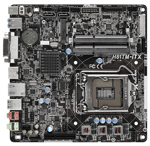 Материнская плата ASRock H81TM-ITX R2.0