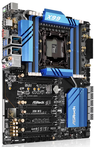 Материнская плата ASRock X99 WS Материнская плата ASRock X99 WS