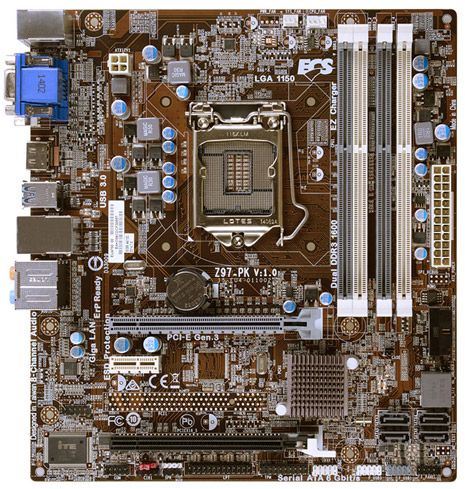 Материнская плата ECS Z97-PK