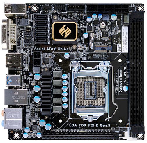 Материнская плата ECS H97I-Drone