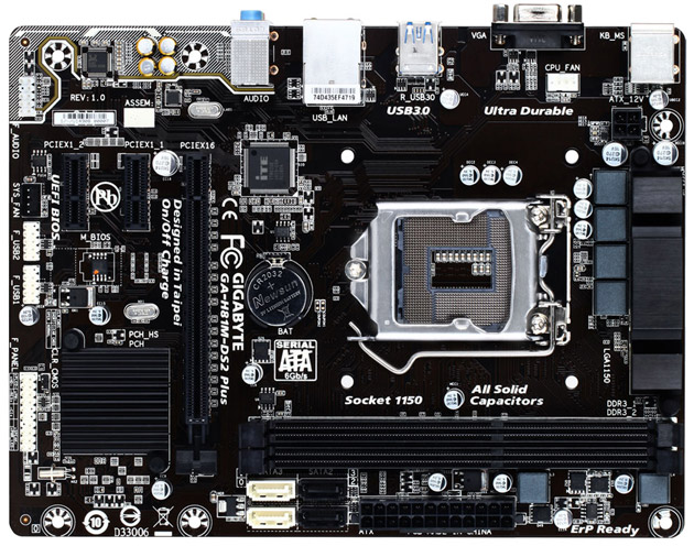 Материнская плата Gigabyte GA-H81M-DS2 Plus