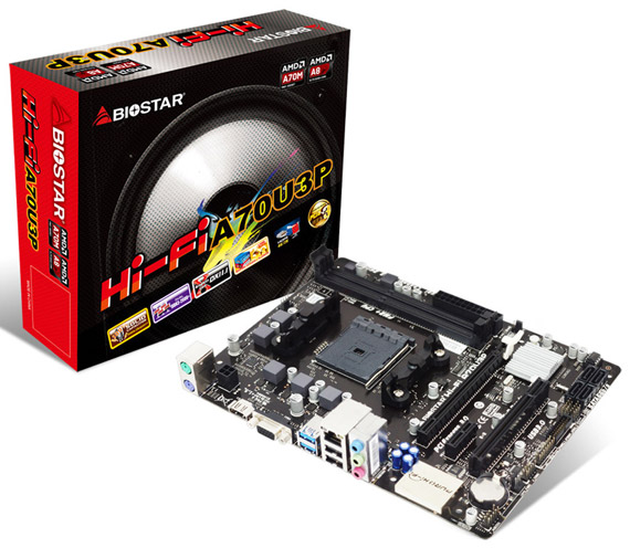 Материнская плата Biostar Hi-Fi A70U3P Материнская плата Biostar Hi-Fi A70U3P