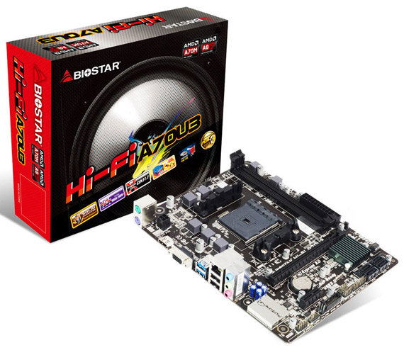 Материнская плата Biostar Hi-Fi A70U3 Материнская плата Biostar Hi-Fi A70U3