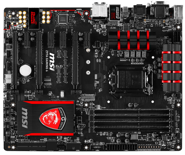Материнская плата MSI Z97A Gaming 6