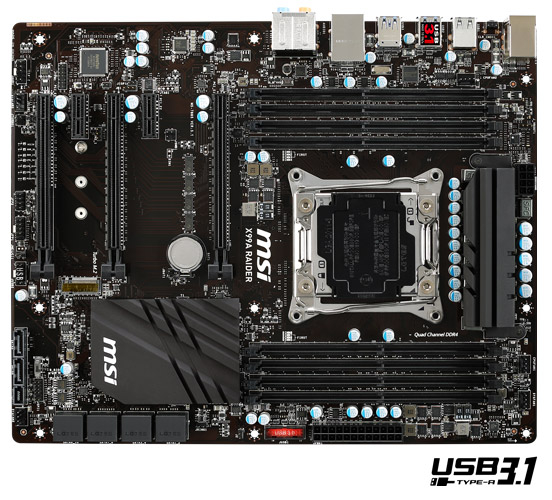 Материнская плата MSI X99A Raider