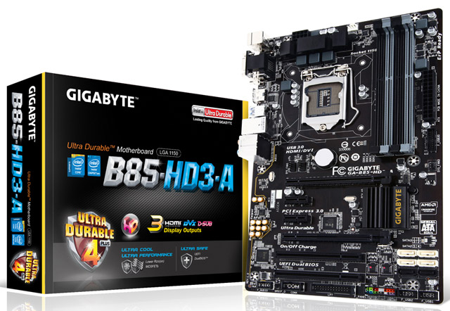 Материнская плата Gigabyte GA-B85-HD3-A