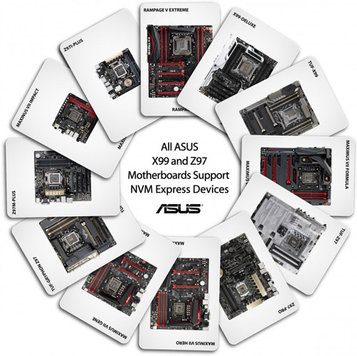 Asus — поддержка NVMe