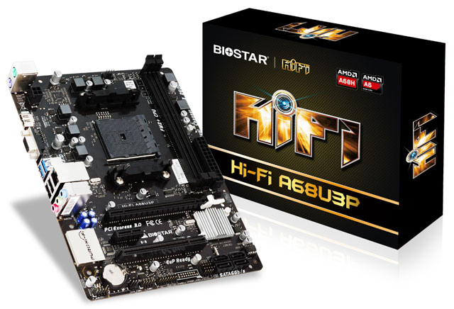 Материнская плата Biostar Hi-Fi A68U3P