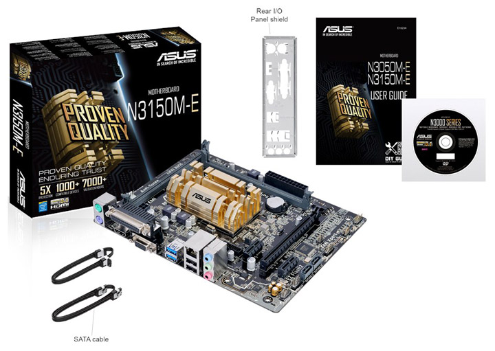 Материнская плата Asus N3150M-E