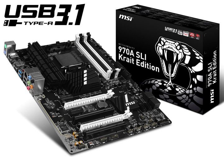 MSI 970A SLI Krait Edition MSI 970A SLI Krait Edition