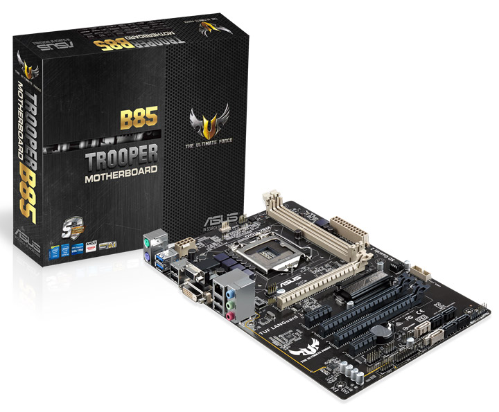 Материнская плата Asus Trooper B85 Материнская плата Asus Trooper B85