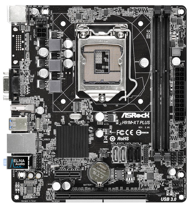 Материнская плата ASRock H91M-XT Plus