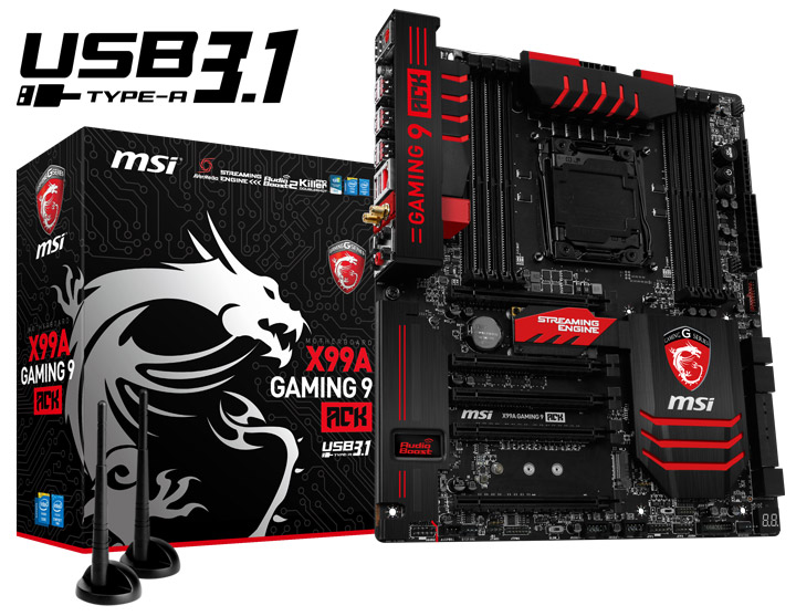 Материнская плата MSI X99A Gaming 9 ACK