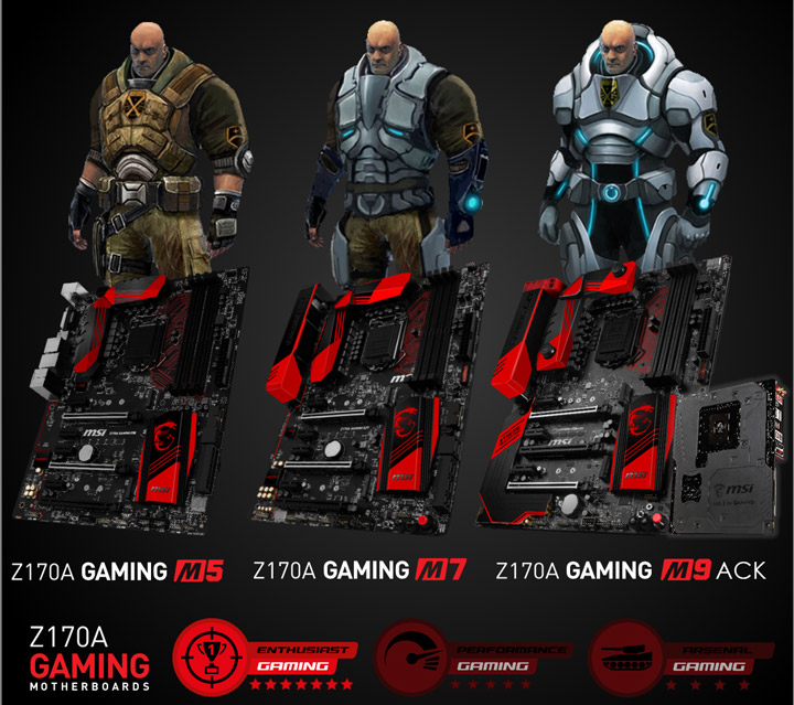 MSI Z170A Gaming Series