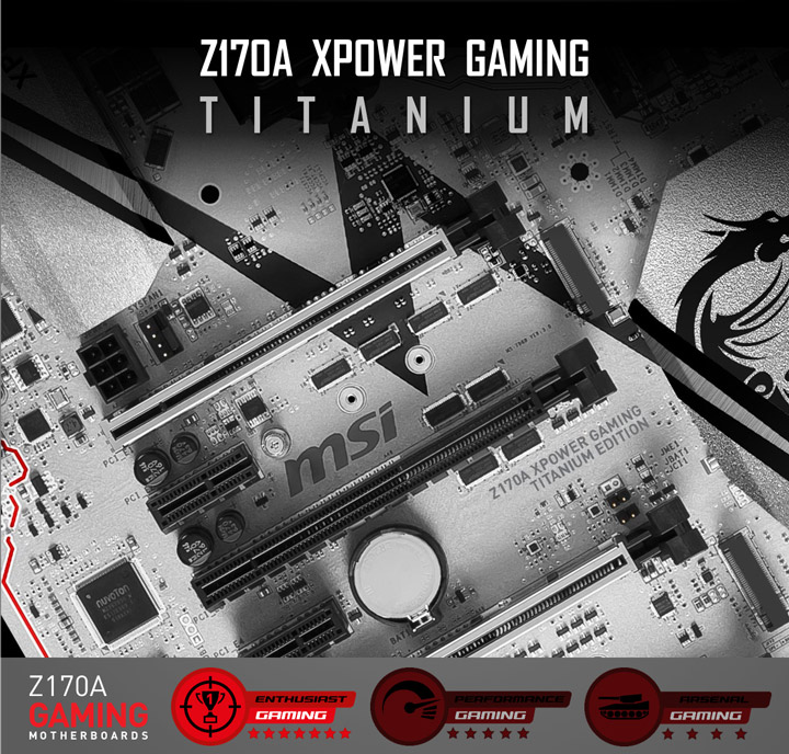 Материнская плата MSI Z170A XPower Gaming Titanium Edition Материнская плата MSI Z170A XPower Gaming Titanium Edition