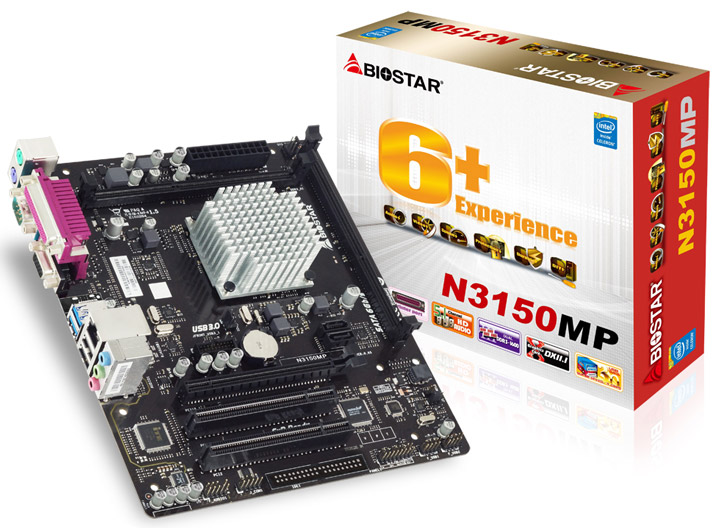 Материнская плата Biostar N3150MP Материнская плата Biostar N3150MP