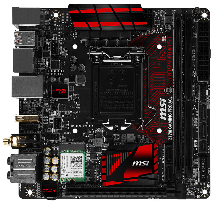 Материнская плата MSI Z170I Gaming Pro AC