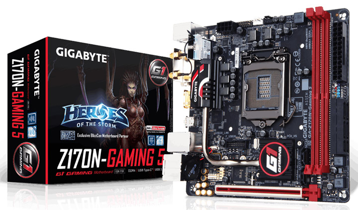 Материнская плата Gigabyte GA-Z170N-Gaming 5 Материнская плата Gigabyte GA-Z170N-Gaming 5