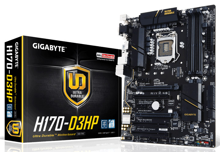 Материнская плата Gigabyte GA-H170-D3HP