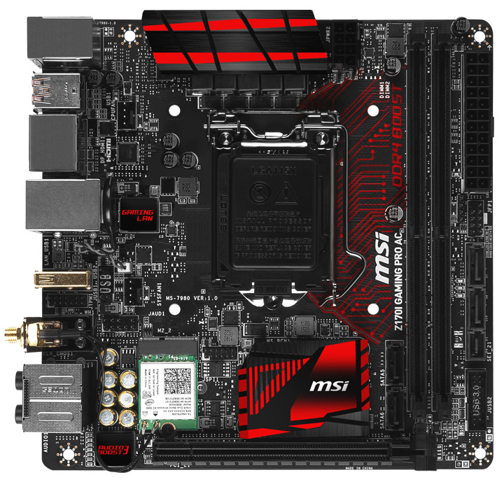 Материнская плата MSI Z170I Gaming Pro AC