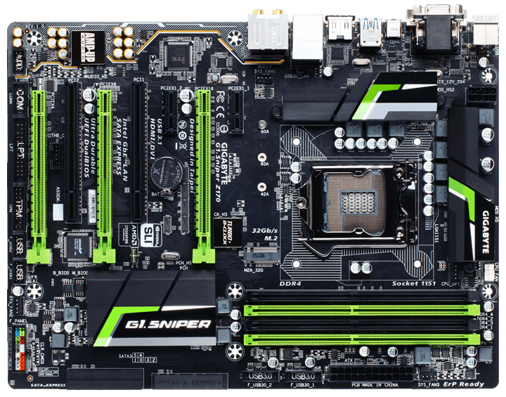 Материнская плата Gigabyte G1.Sniper Z170