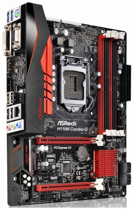 Материнская плата ASRock H110M Combo-G