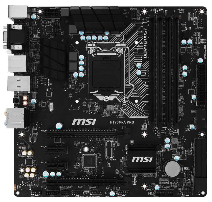 Материнская плата MSI H170M-A Pro