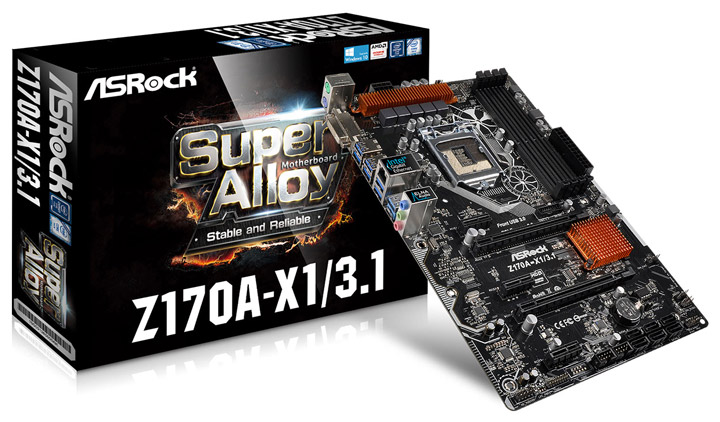Материнская плата ASRock Z170A-X1/3.1