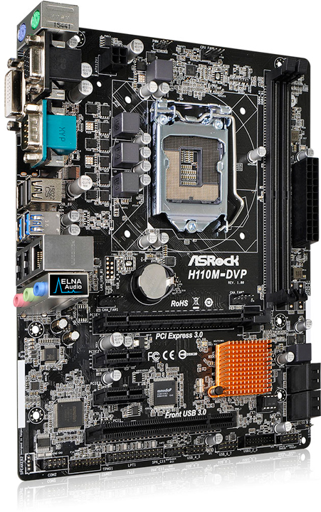 Материнская плата ASRock H110M DVP