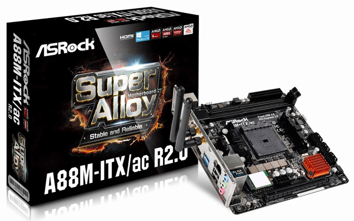 ASRock A88M-ITX/ac R2.0