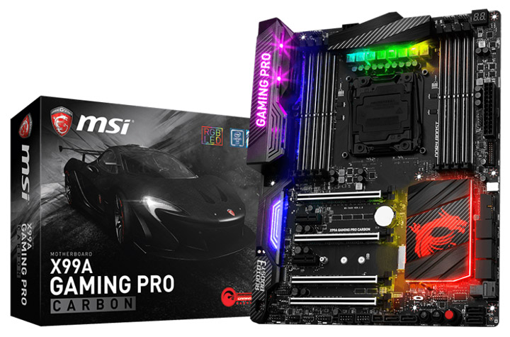 MSI официально представила плату X99A Gaming Pro Carbon
