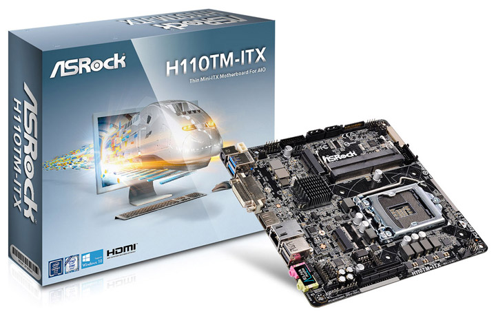 Материнская плата ASRock H110TM-ITX