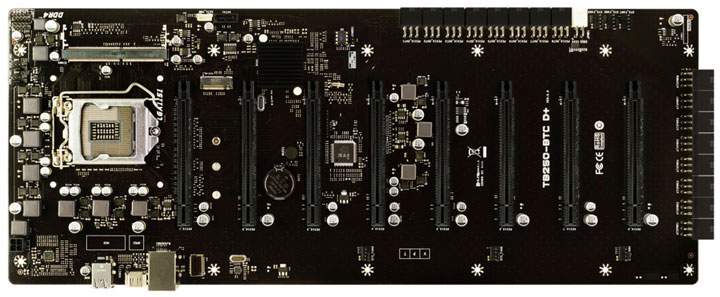 материнская плата Biostar TB250-BTC D+ 
