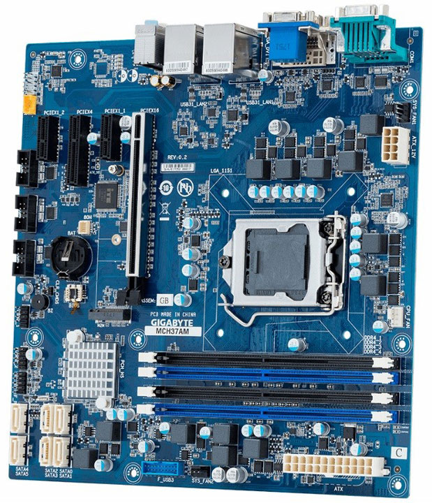 материнская плата Gigabyte MCH37AM