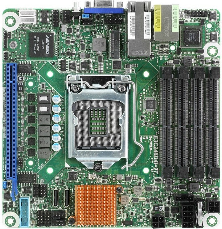 ASRock Rack E3C246D4I-2T